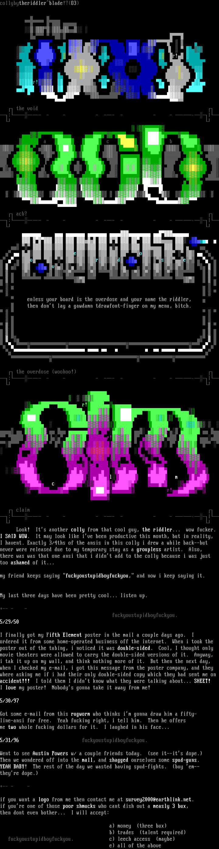 the riddler's logo colly #3 by the riddler