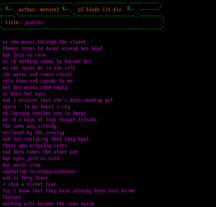 junkies by morose1