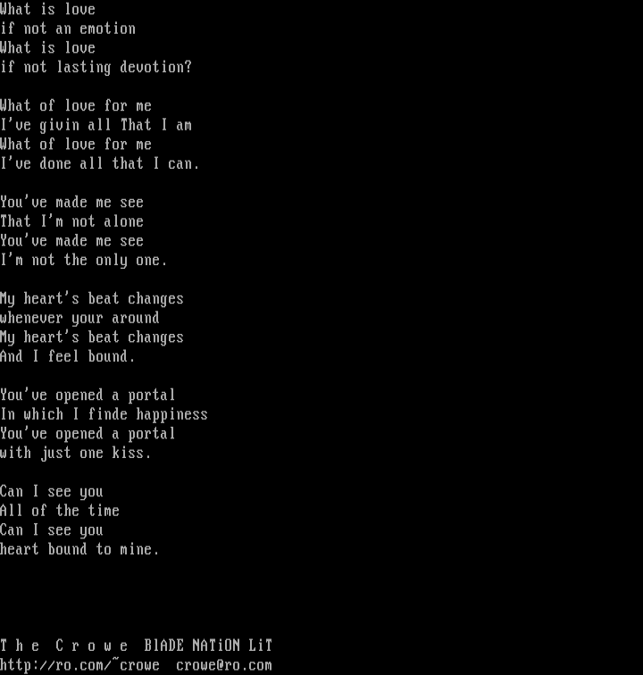 'bound' by the crowe