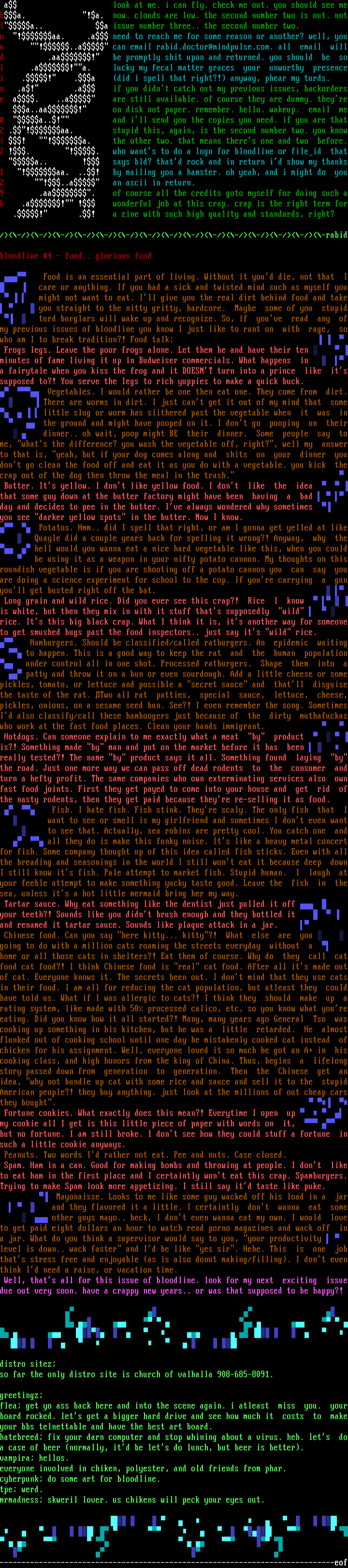 bloodline the second number two by rabid doctor