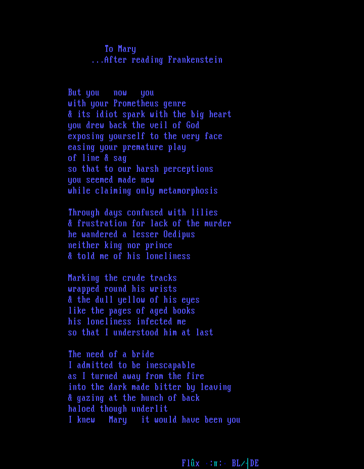 'To Mary...' by Flux