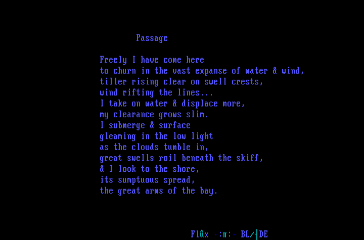 'Passage' by Flux