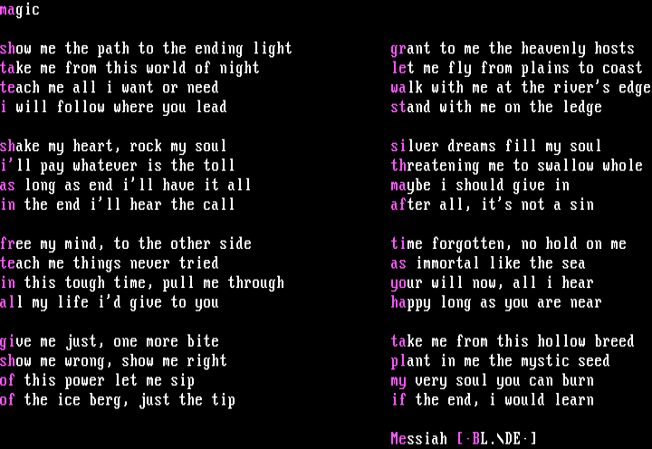 'Magic' by Messiah