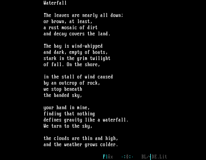 'Waterfall' by Flux
