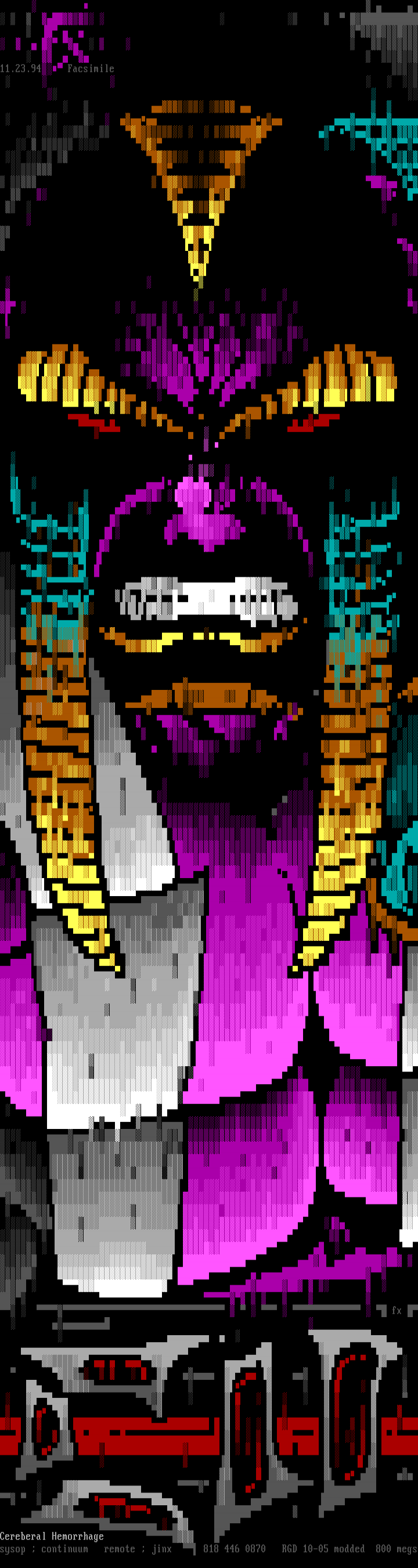 Cereberal Hemorrage by Facsimile