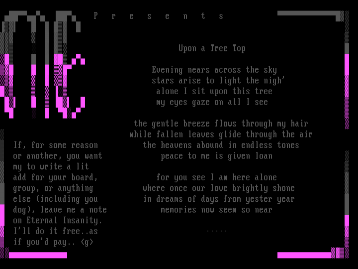 'Upon a Tree Top' by Messiah
