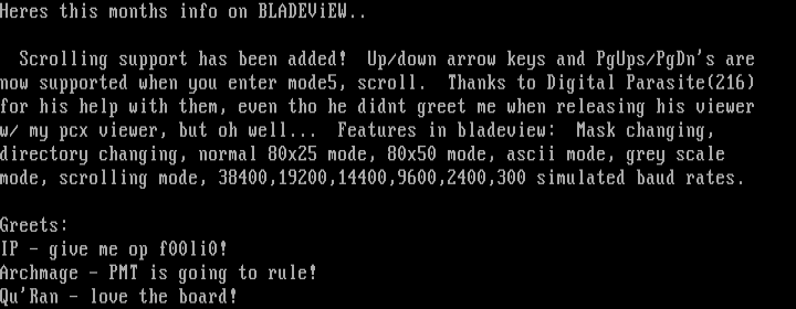 Blade View Information File by Morpheus