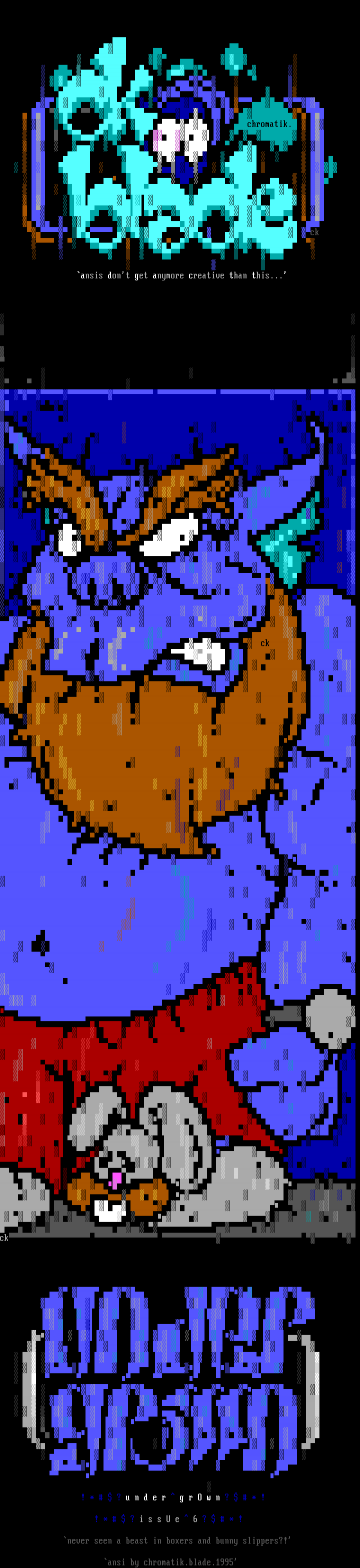 undergrown e-mag ansi by chromatik
