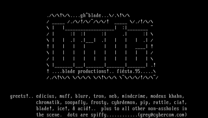 blade '95 logo by grey hawk