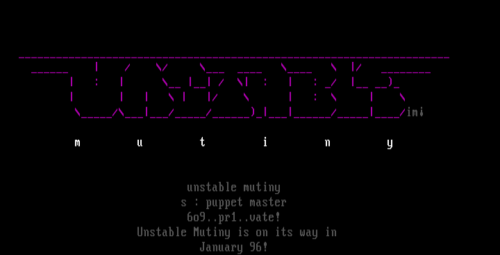 unstable mutiny! by ironman