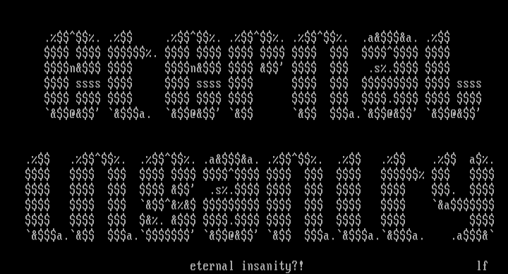 eternal insanity logo by lucifer