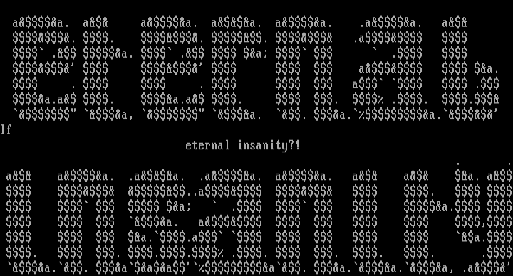 eternal insanity logo by lucifer
