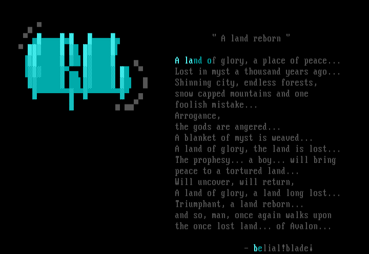 'a land reborn...' by belial