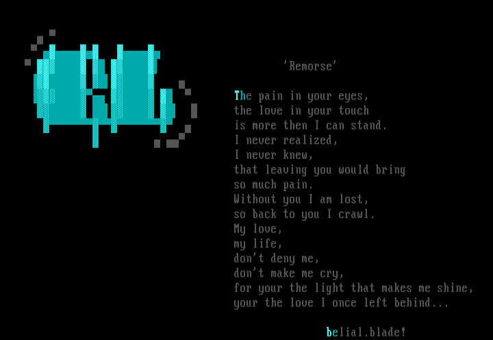 'remorse' by belial