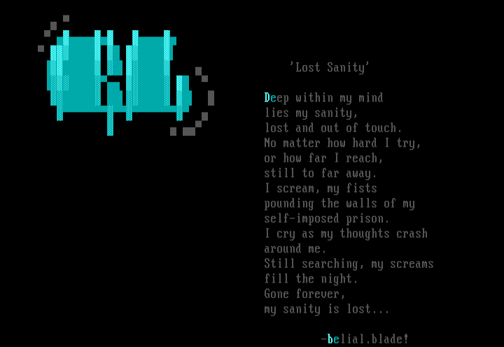 'lost sanity' by belial