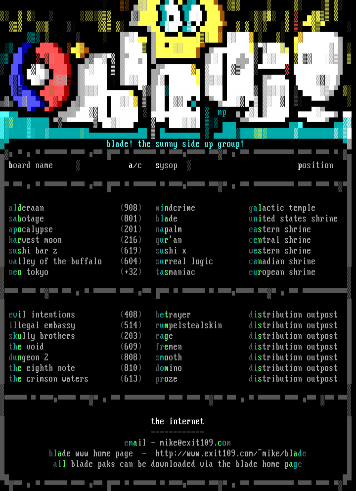 the sites! - september ninety five! by staff