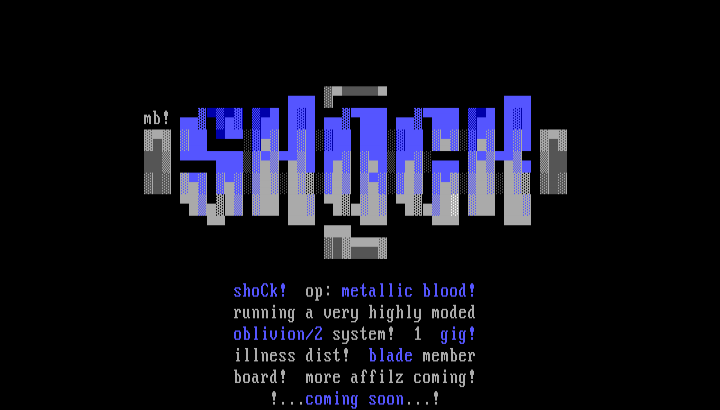 shock by metallic blood