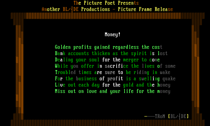 'money!' by tron powerhouse