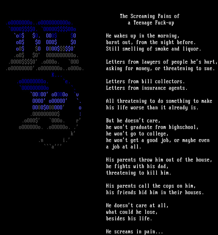 'screaming pains...' by dr. kevorkian