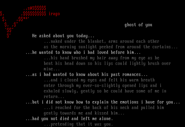 'ghost of you' by virago