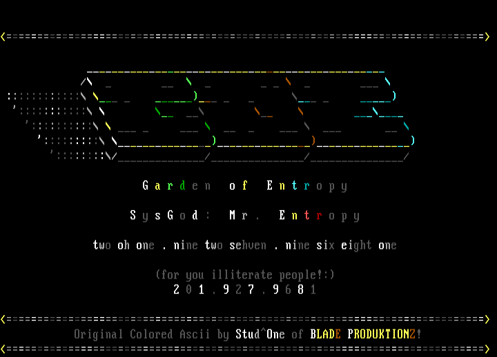 garden of entropy