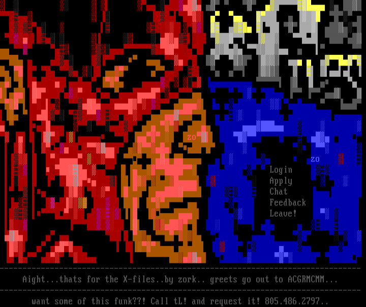 x-files matrix by zork