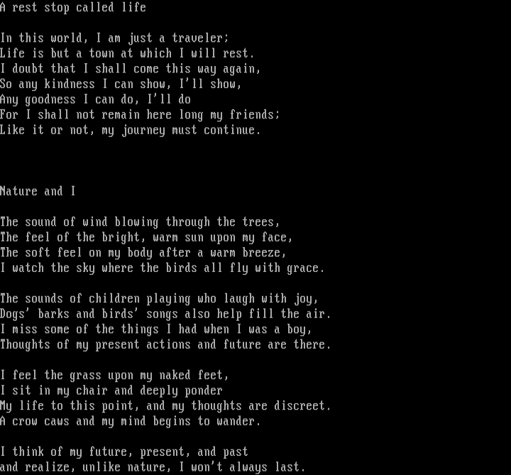 literature compilation by lonestar