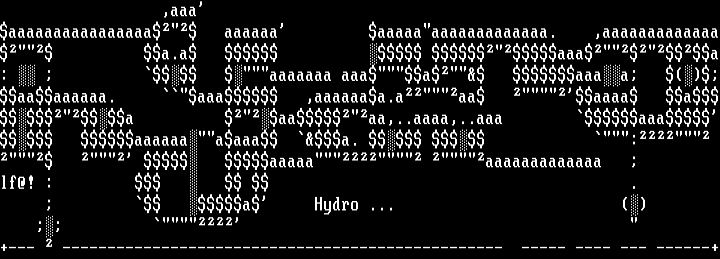 hydro ascii by lucifer