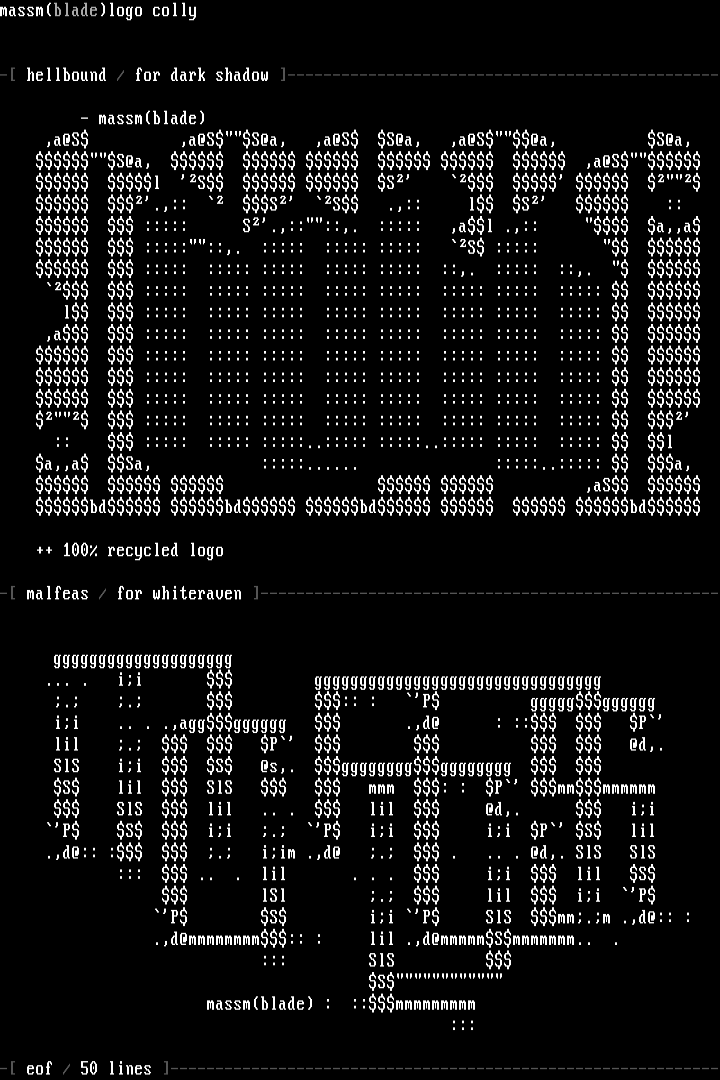 logo collection by mass murderer