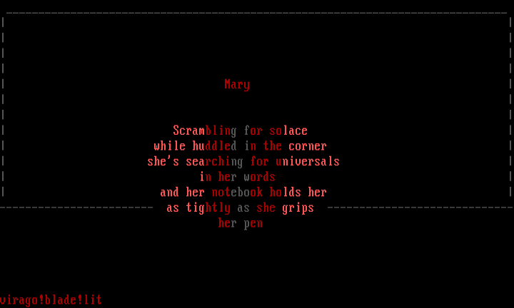 'mary' by virago