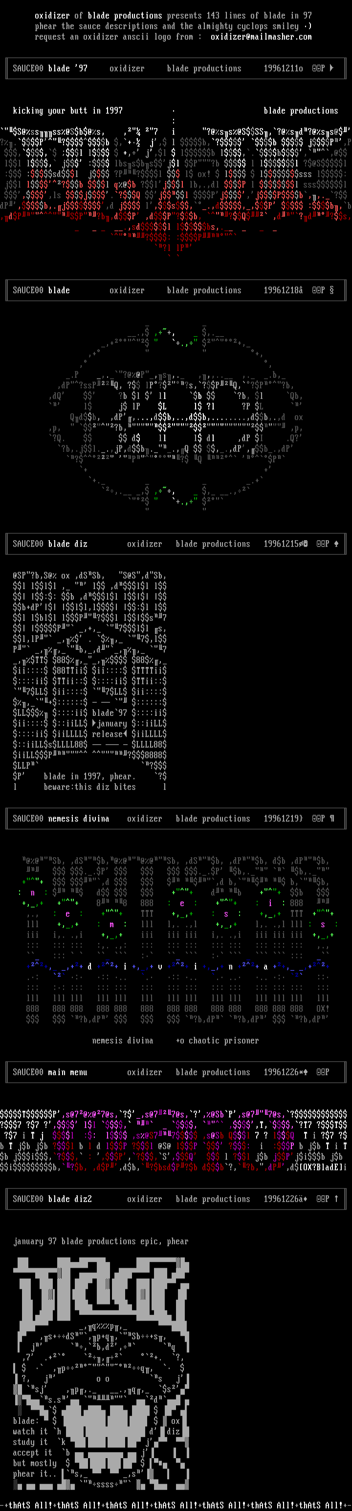 ascii colly by oxidizer