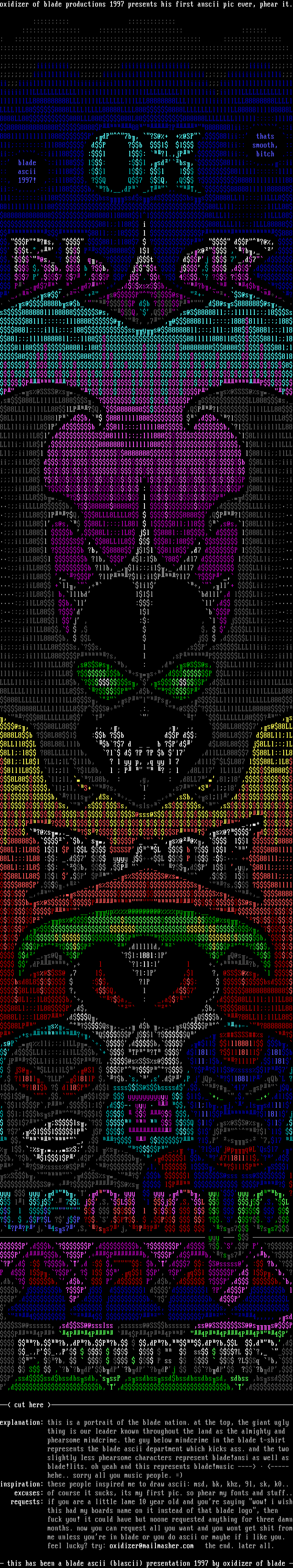 blade promo by oxidizer
