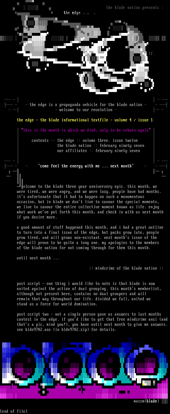the edge - volume 4, issue 1 by belial's mom