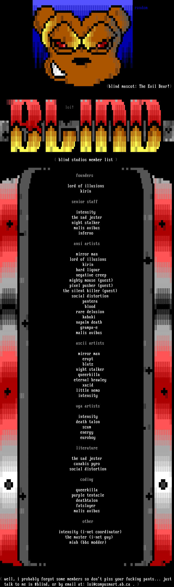 blind member list!? by Blind Studios