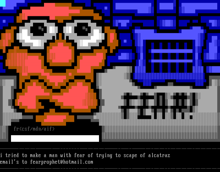 fear/escape attempt/alcatraz by feaRprOphet