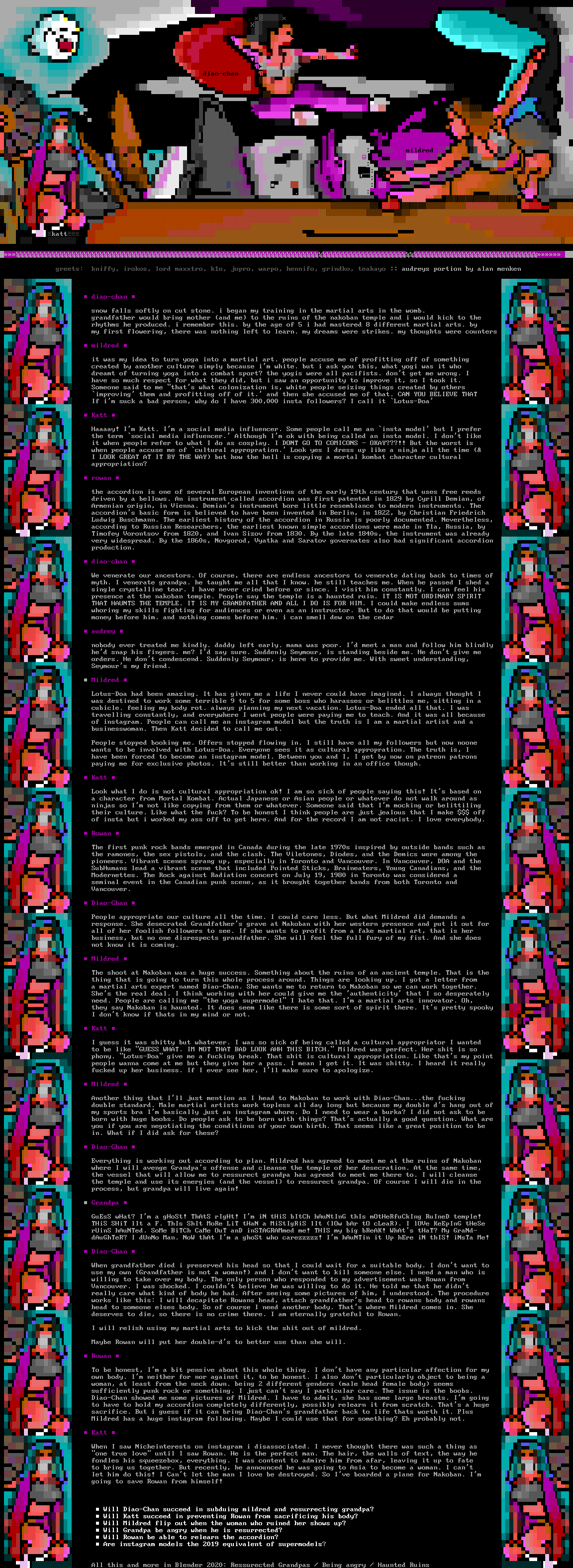 Models / Martial Arts / Haunted Rnz by mel farr suppastar