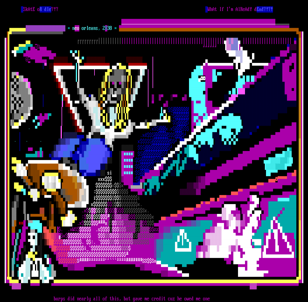 CryptSk4tin in Cybercity by mel farr suppastar