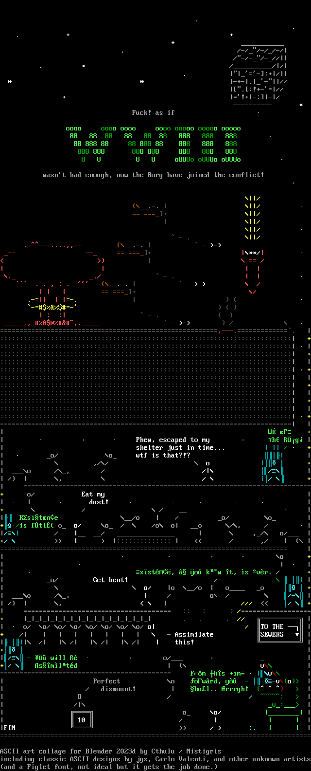 Borg / Parkour / WWIII by Cthulu