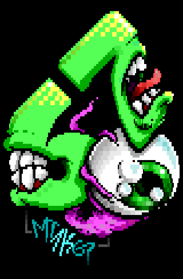 TEETH AND EYEBALL PIE by Misfit & Alpha King