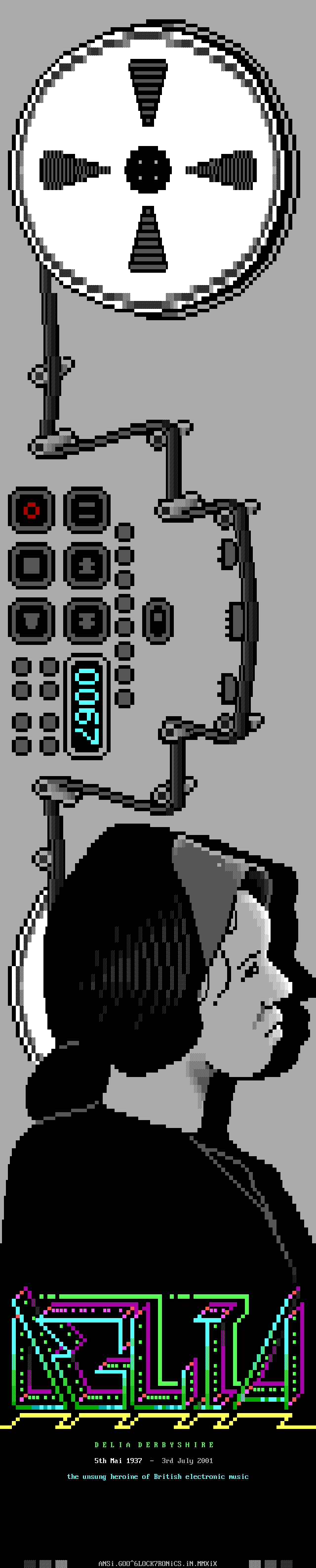 Delia Ann Derbyshire by GOO