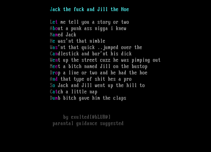 Jack the fuck and Jill the hoe by Exulted