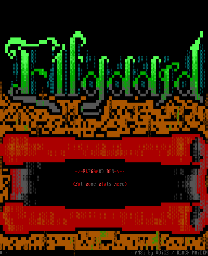Elfgaard BBS Logo by VOiCE