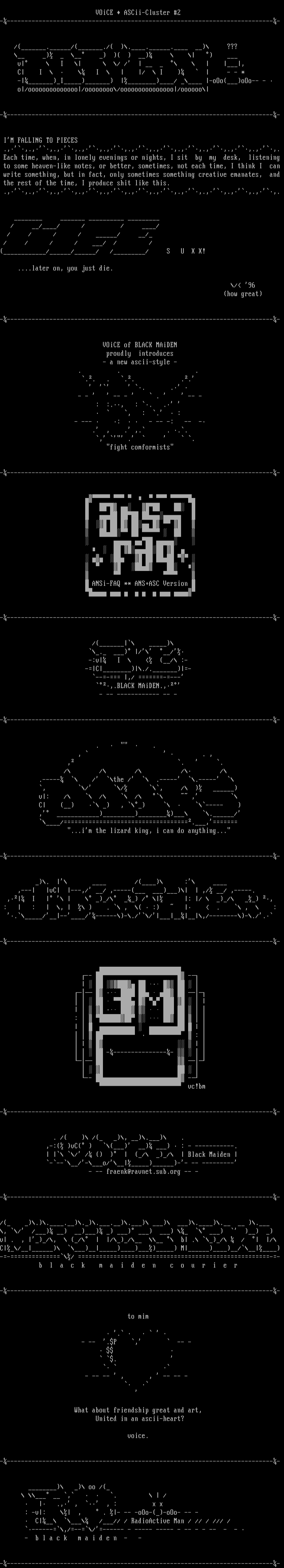 ASCii Cluster #2 by VOiCE