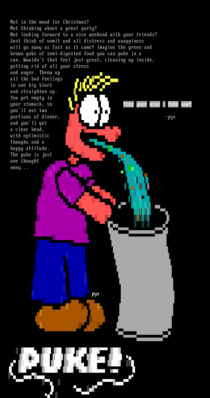 Puke! by Pyx