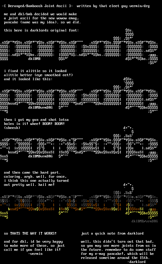 drg/bmb pancake joint! by Dkl/vrm