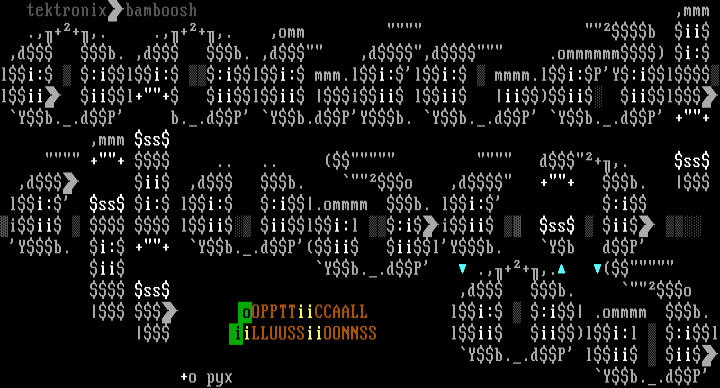 oi color-ascii #2 by tektronix