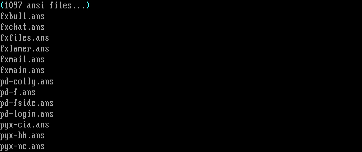 ---------- ANSI ----------