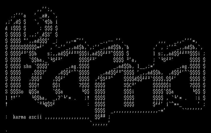 karma logo by shine