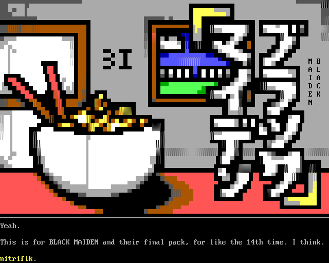 Black Maiden promo by nitrifik