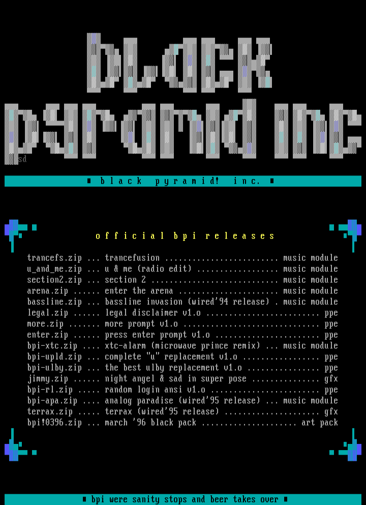 black pyramid! inc. releases. by black pyramid! inc.